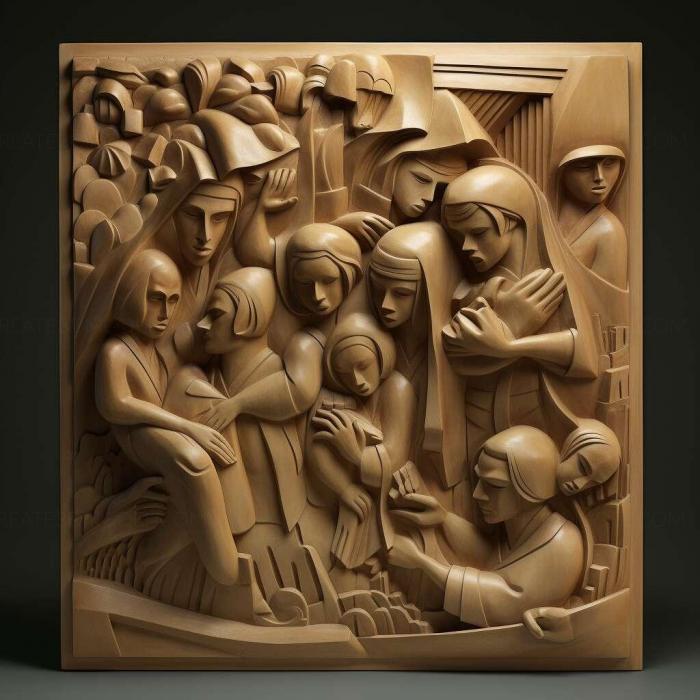 نموذج ثلاثي الأبعاد لآلة CNC 3D Art 